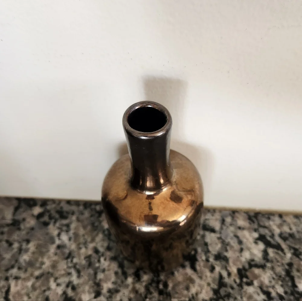 Metallic Bud Vase